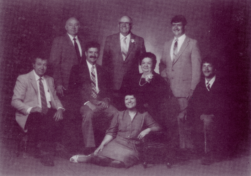 Left to Right: Bobby, Eli, Louie, Joe Sr., Margie, Manda, Joe Jr., and Ronnie